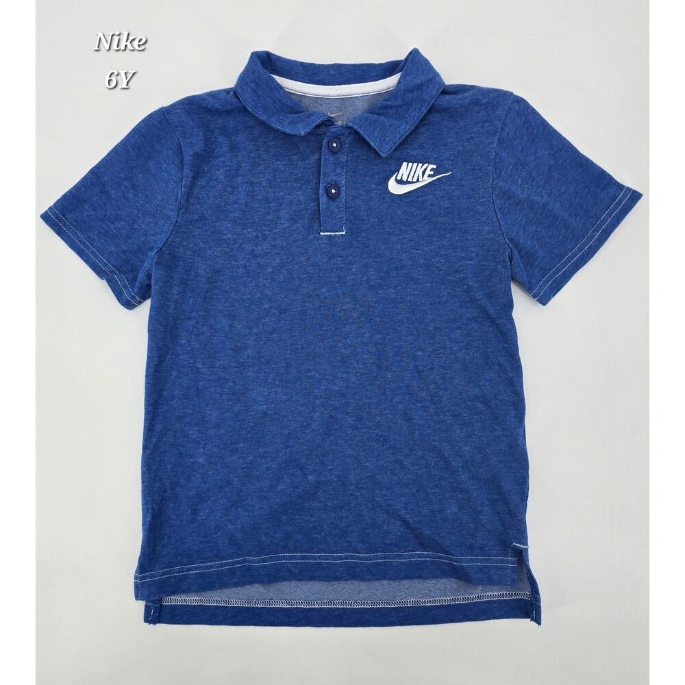 Nike‎ Dri-Fit Royal Blue Polo Shirt 6Y